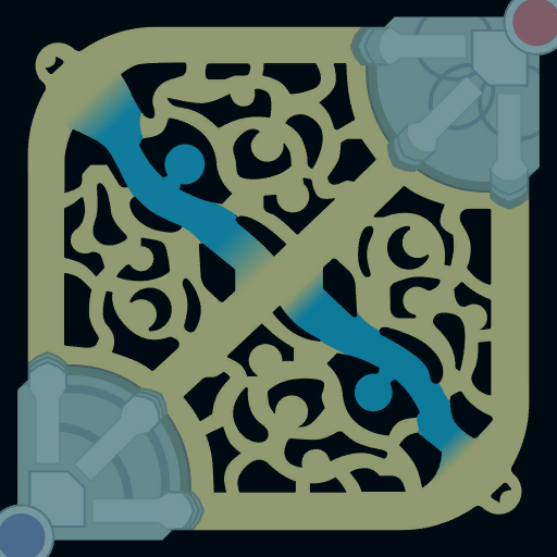 Summoner's Rift Minimap aus der Draufsicht